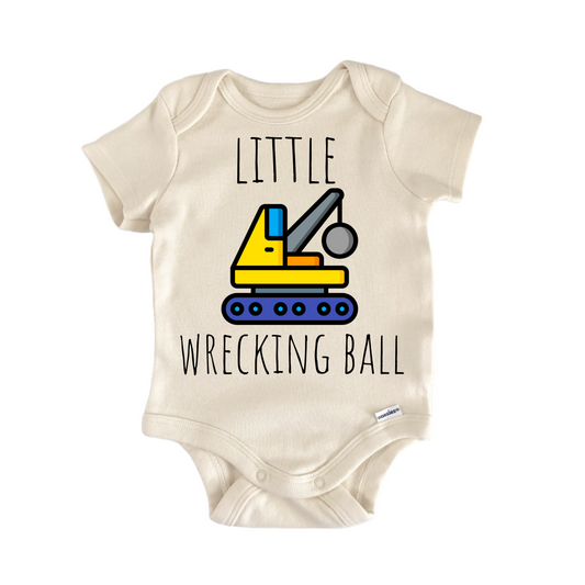 Wrecking Ball Construction - Baby Bodysuit